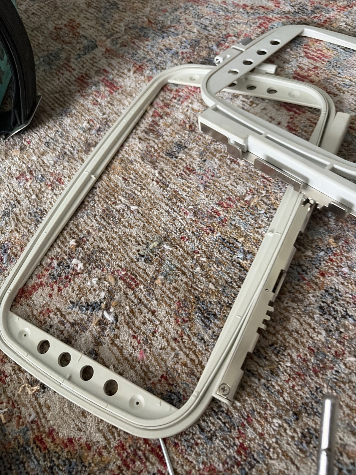 Singer Quantum XL 5000 6000 Model EM-3 Attachment Embroidery Bed & Hoops Look