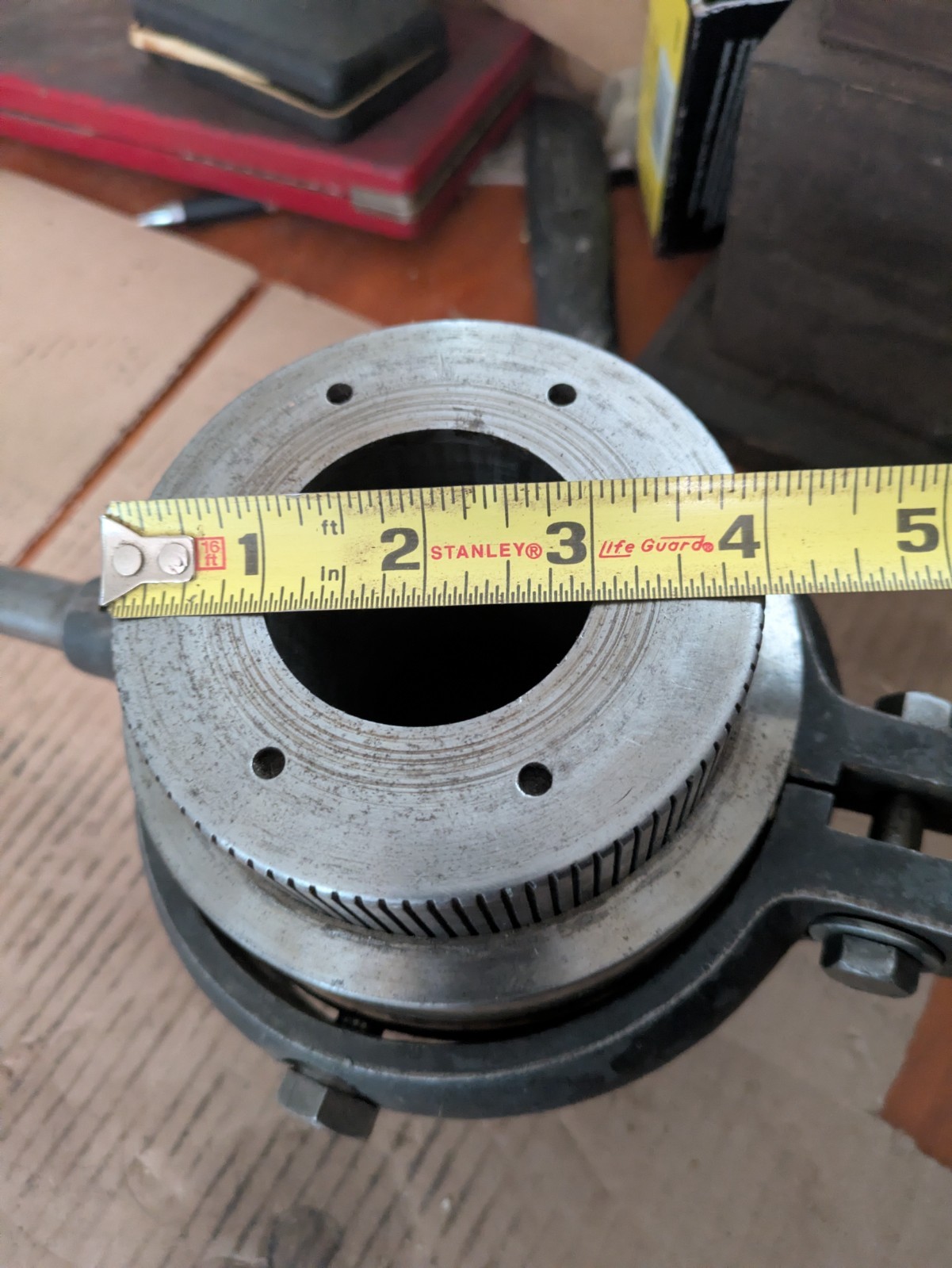 PRATT BURNERD HAND LEVER COLLET CHUCK L-0 TAPER MOUNT