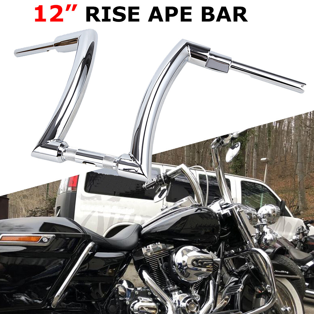 12" 14" 16" 18" Rise APE Hangers Handlebars 2" DNA Monster Fat Bars For Harley