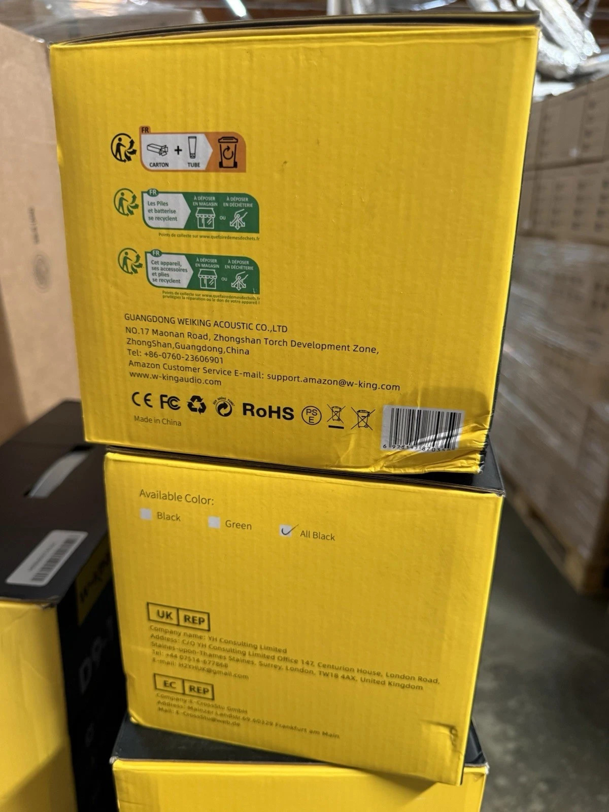 W-KING Bluetooth Speaker, 90W Max Portable Outdoor Speaker Loud