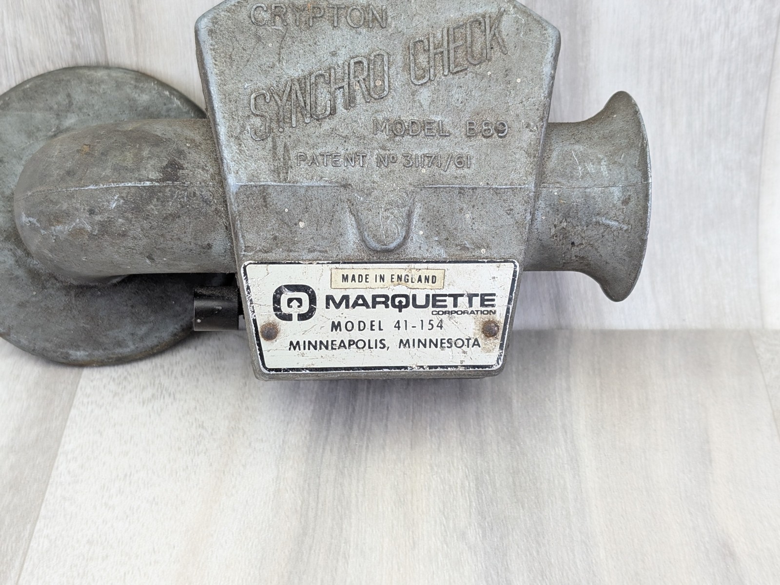 Marquette Crypton Synchro Check carburetor calibration tool Model B89 41-154 Use
