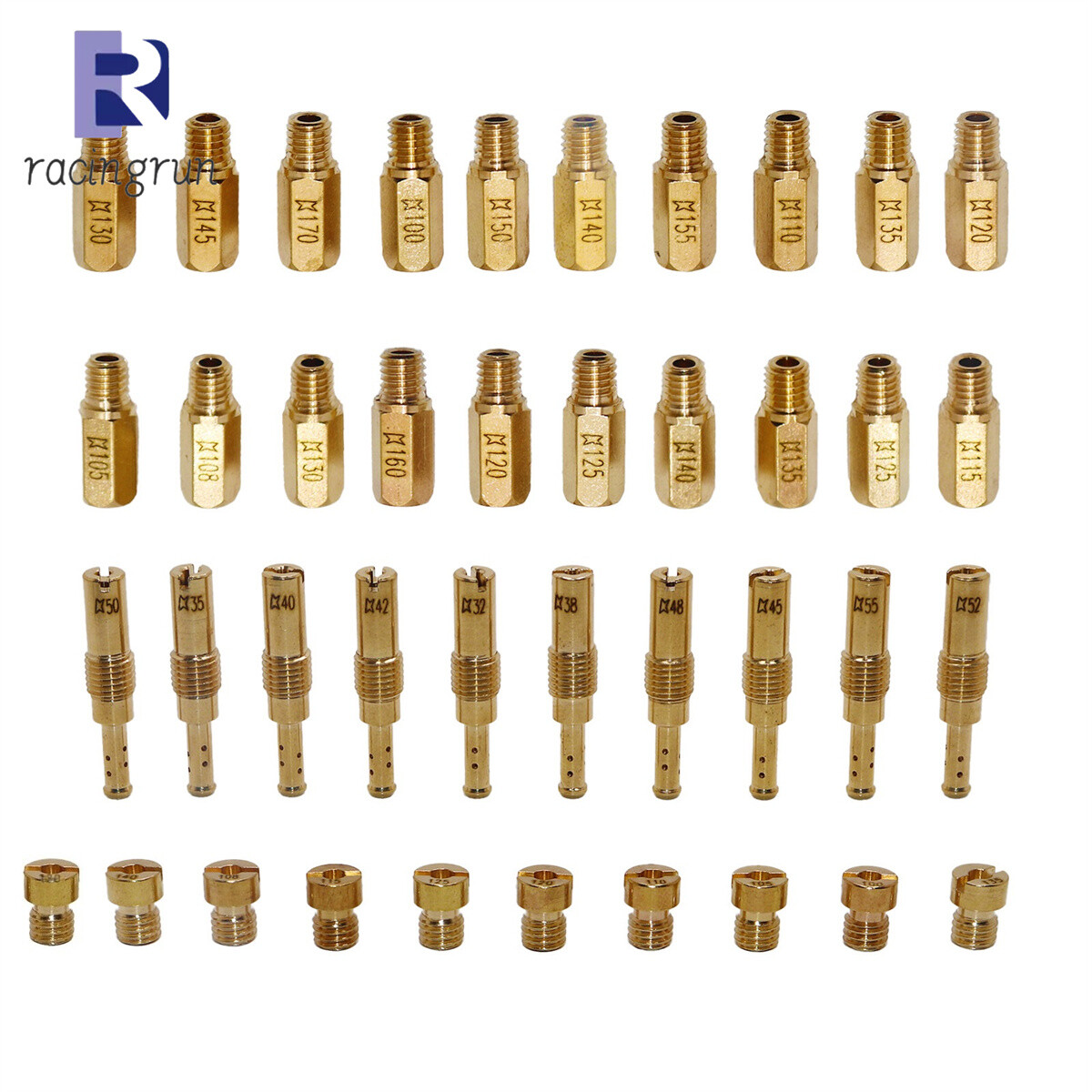 40x Carburetor Main Jet Pilot/Slow Jet Needle Kit For Keihin FCR PWK OKO CVK PWM