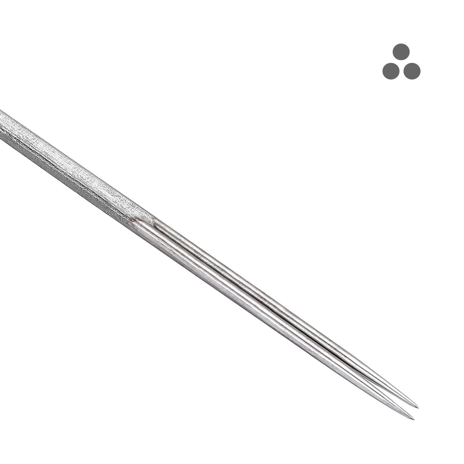 50 Mixed Assorted Tattoo Needles 10 Sizes - Round Shader 3 5 7 9 11 15 RS RM