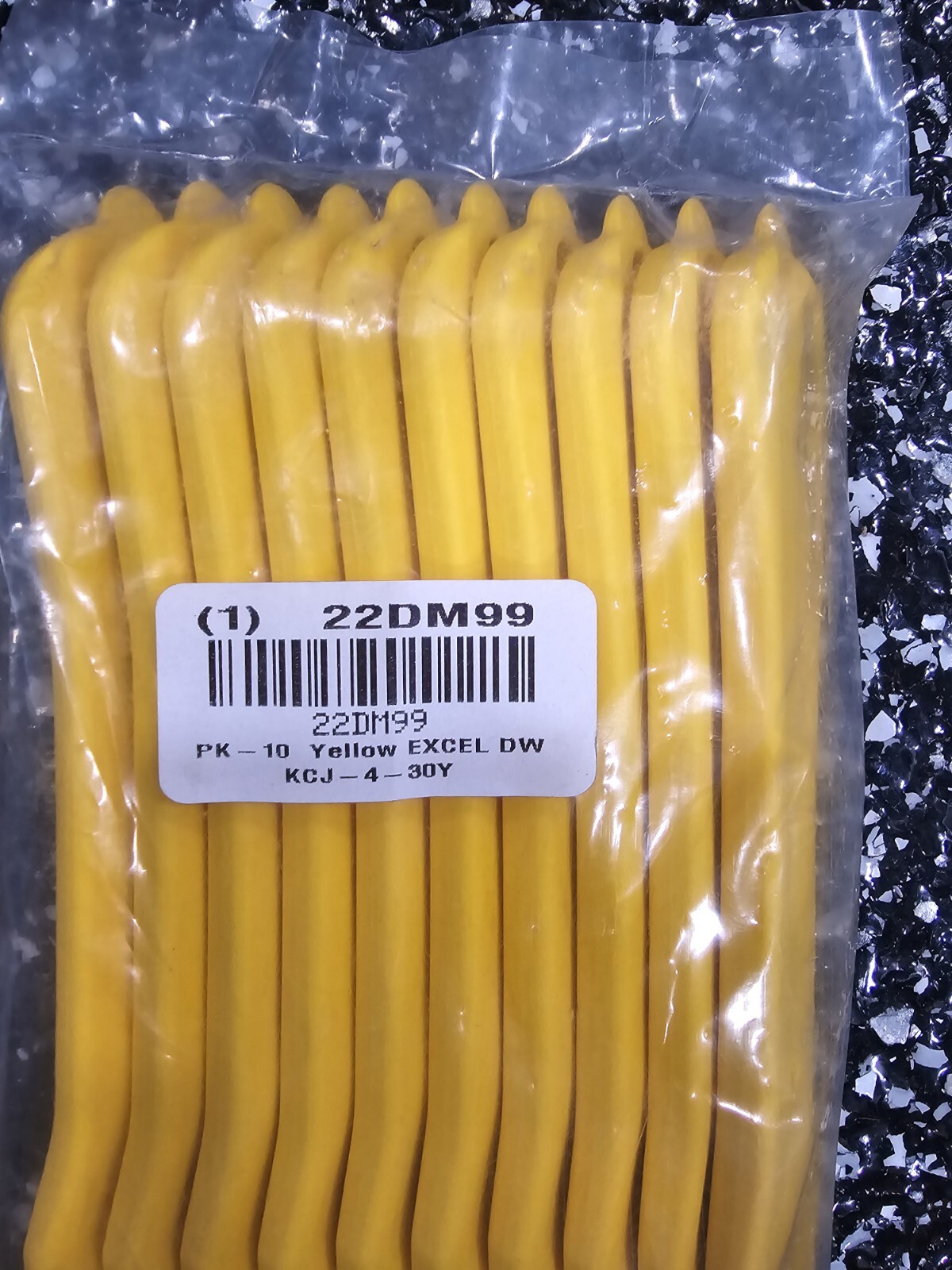 10 Klever Excel Fastenal 7" Yellow Hook Style Safety Cutter Box Tape KCJ-4-30Y