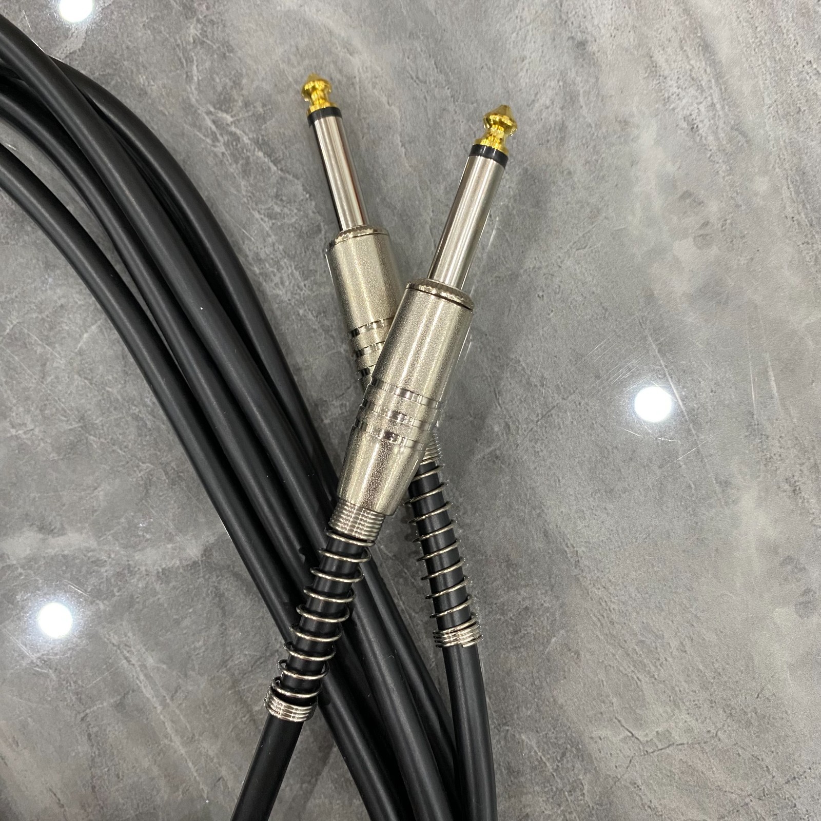 1 pcs Guitar Cable 10ft 3m Amp Cord for Electric Guitar Bass Instruments Black