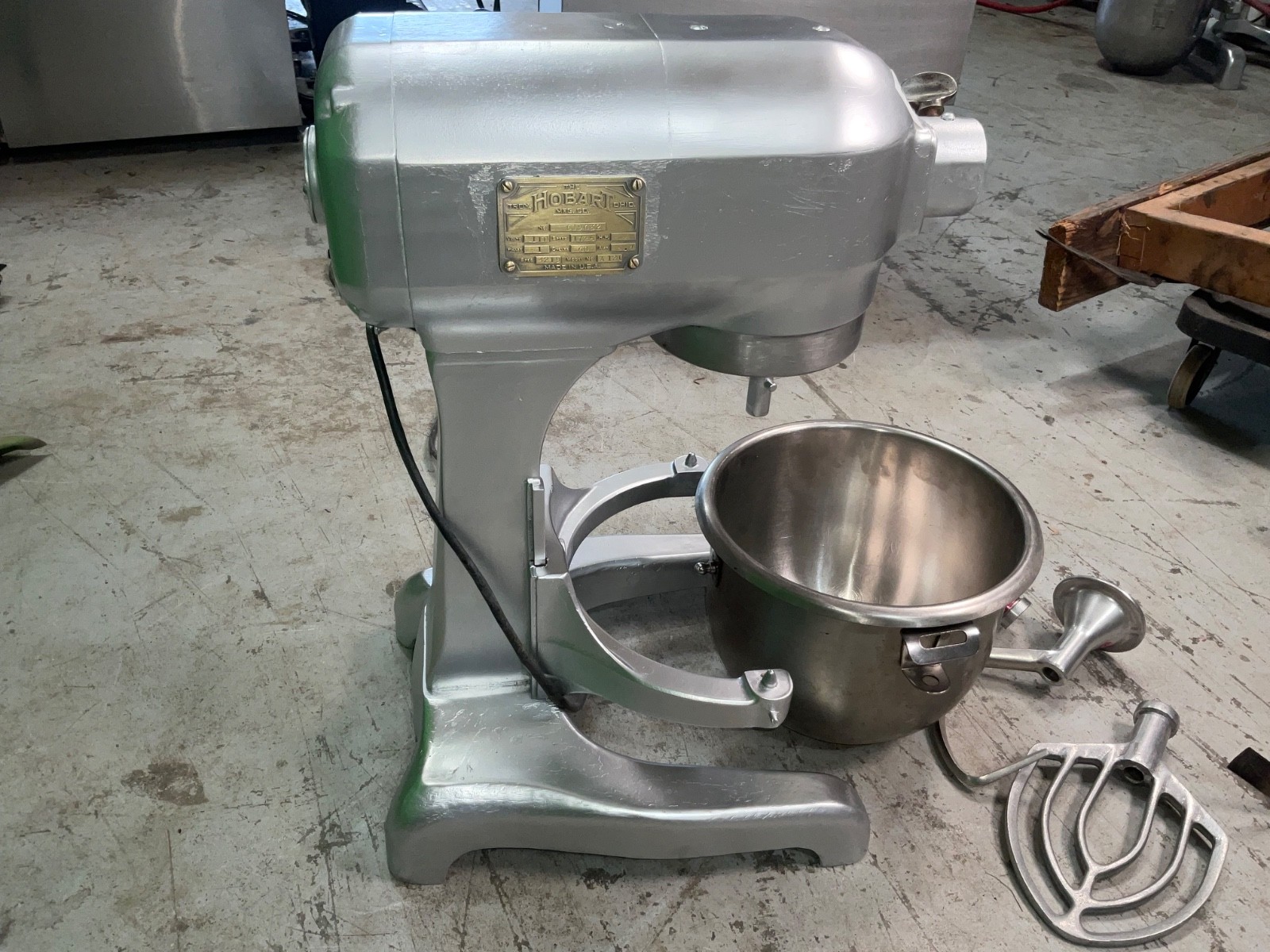 HOBART Commercial A120 Mixer 12-Quart Tabletop + Attachments 1886