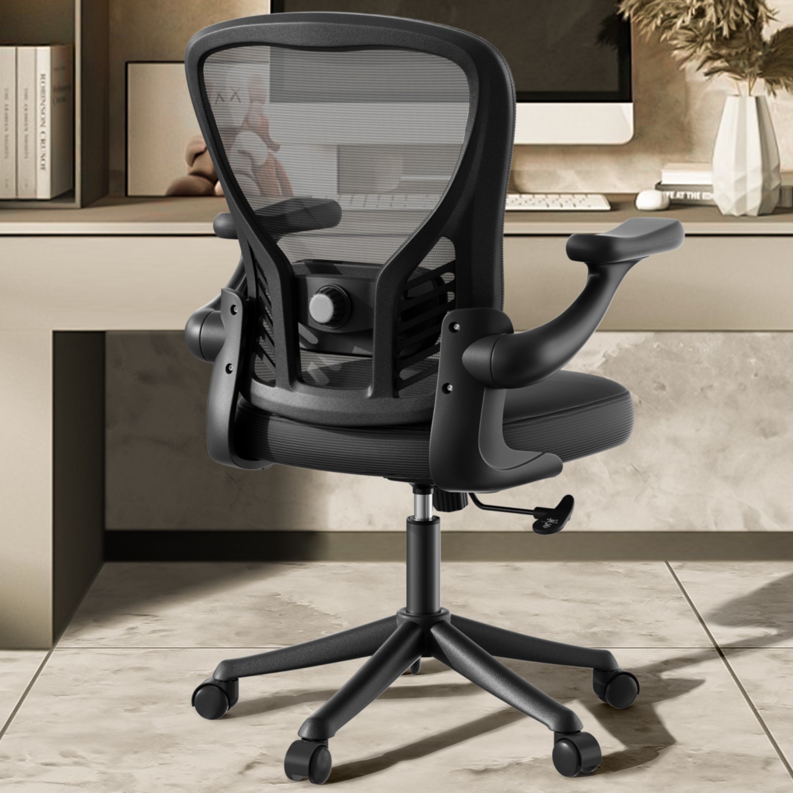 Mesh Office Chair Computer Desk Chair with Adjustable Lumbar Support Task Chair