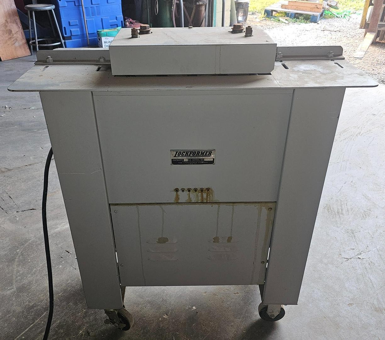 20 Ga. Lockformer Pittsburgh Roll Cleat Former Machine, Right Angle Flange