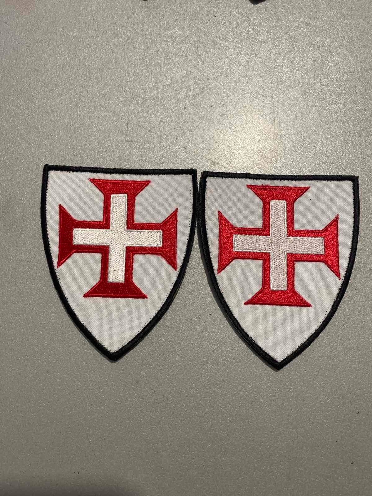 Patch with the symbols of the Order of Christ, the Army of Our Lord Jesus Christ