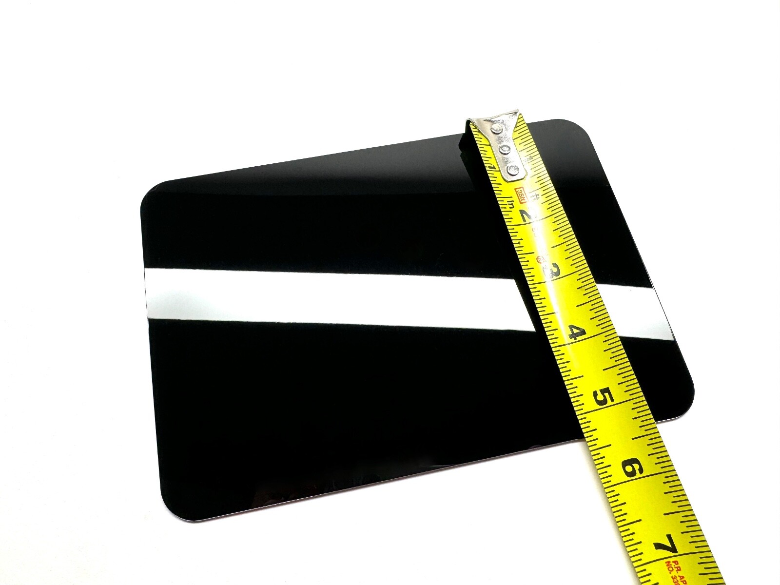 Rowmark High Impact Acrylic Plastic Sheet/Blank/Cut-Off 1/16" 1.5mm GLOSS BLACK