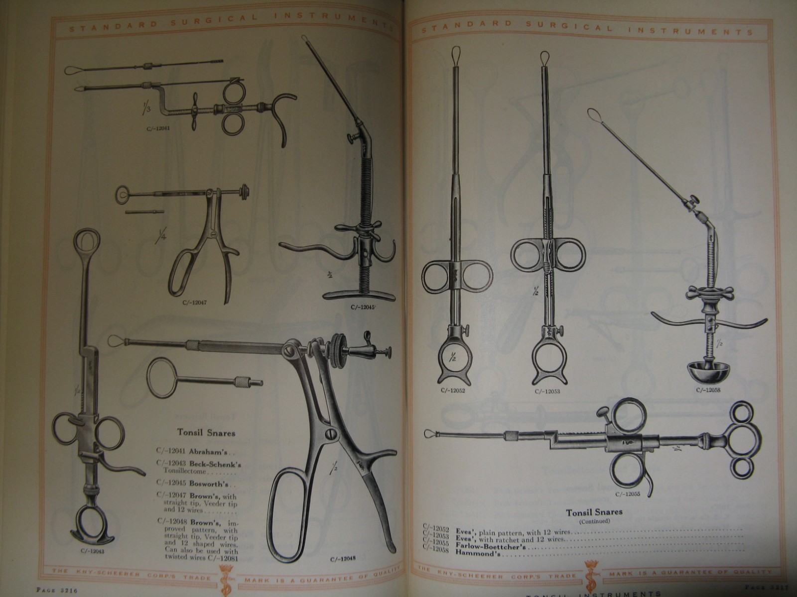 Vintage Tonsil Snare Collection, ENT
