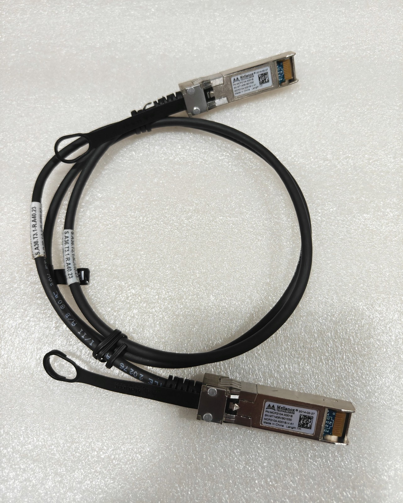 Mellanox 10G SFP+ 1M Passive DAC Copper Twinax Cable MCP2104-X001B