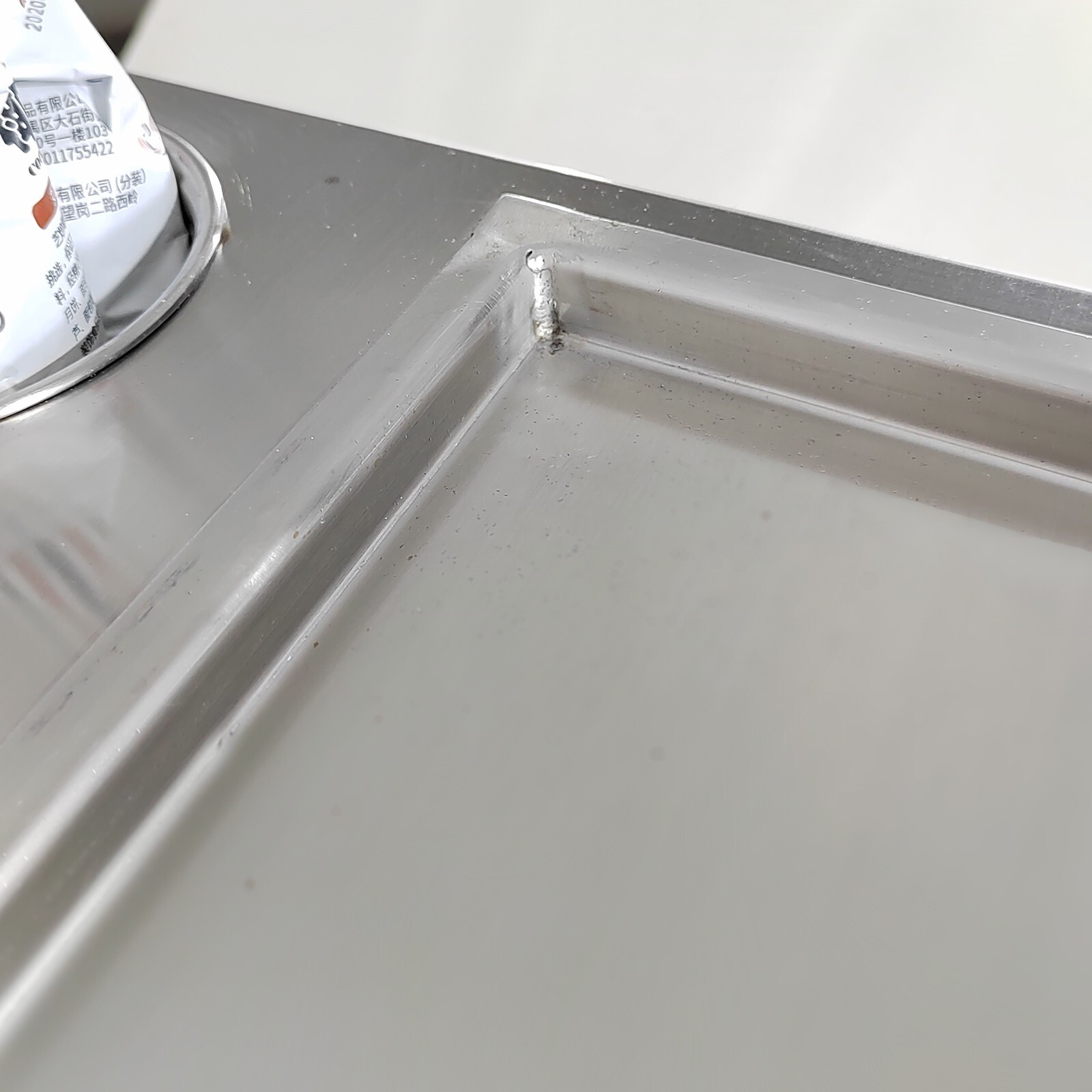 Kolice commercial 45x45cm fry ice cream machine, single square ice pan - 3 tank