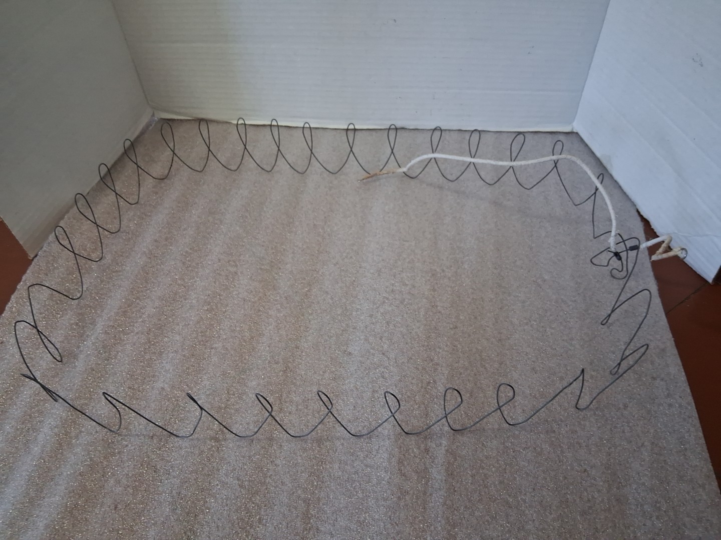 Vtg Side Heating Element For General Electric Roaster 123C19 Replacement Part