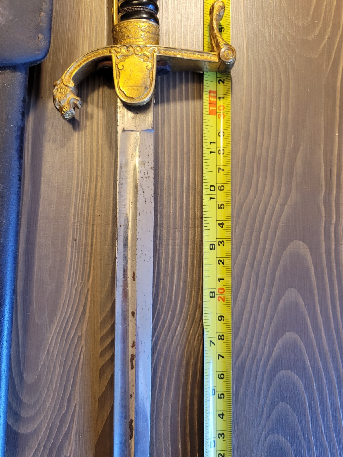 Baron Modified German WWI Lion's Head Saber Dagger Sheath