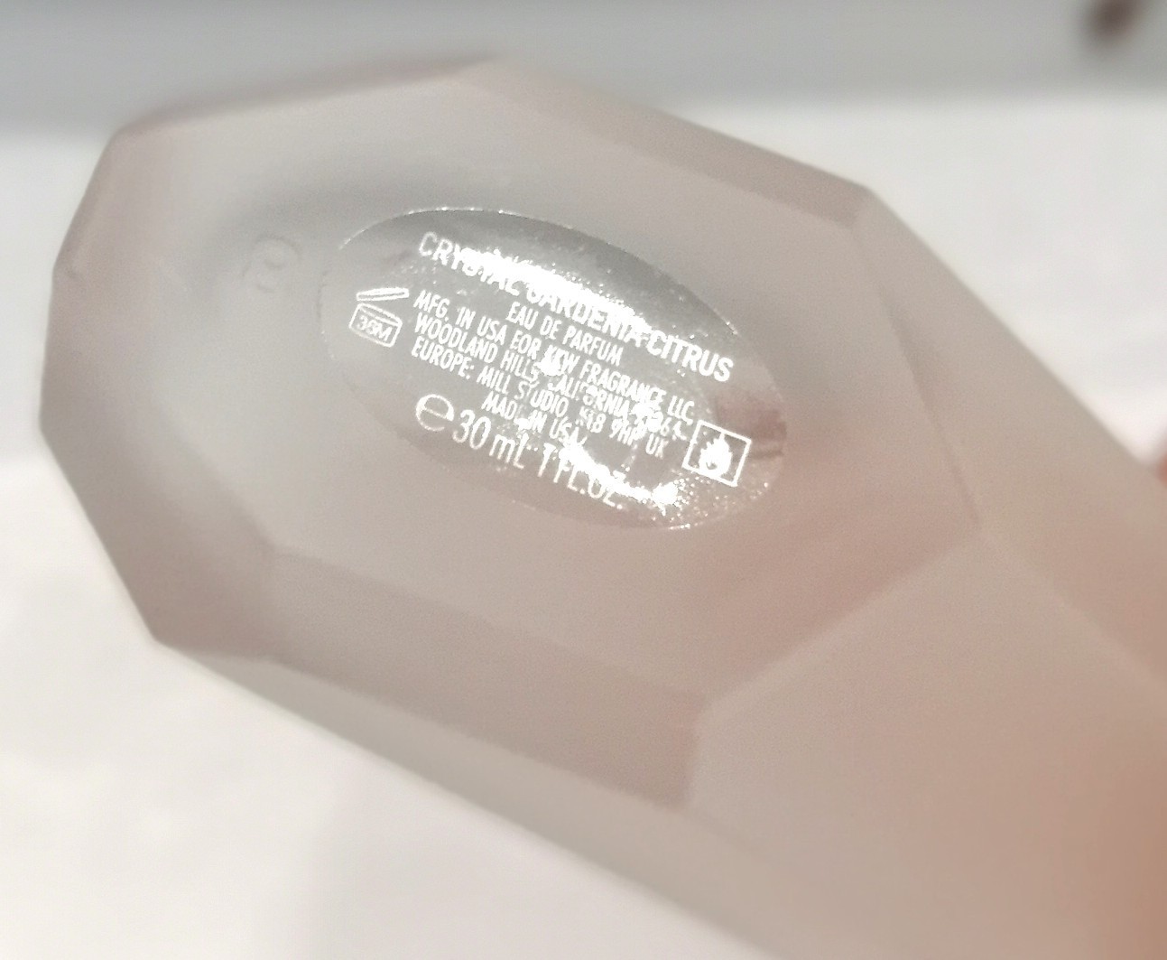 CRYSTAL GARDENIA CITRUS Eau de Parfum Spray by KKW 1oz 30ml Batch # 0731