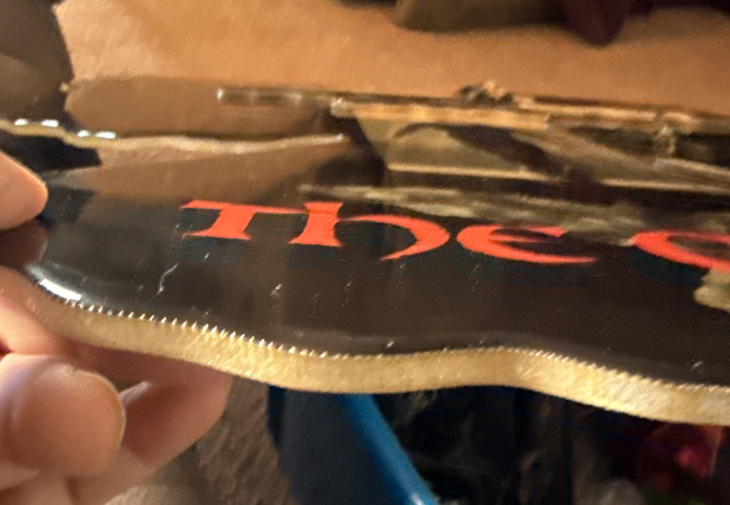 Vintage RARE! THE CROW B.Lee,Bel In Angels plastic top card board Poster Lg 28”￼