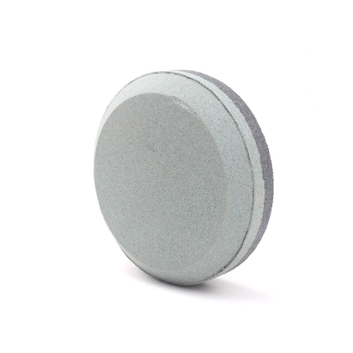 Round 2 Grit Sharpening Stone Axe Blade Edge Sharpener Bushcraft Puck Hand Tool