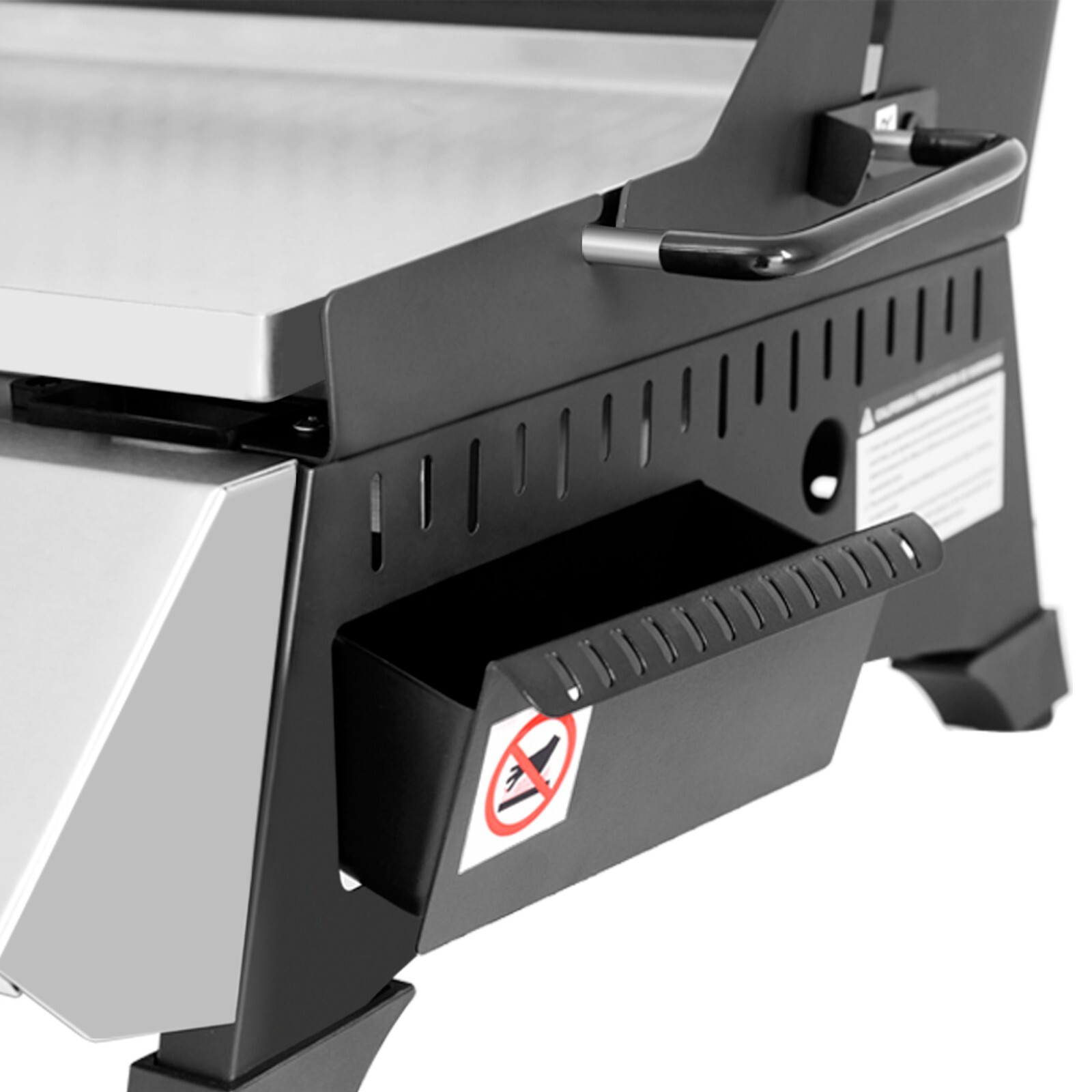 Royal Gourmet 24-Inch Tabletop Propane Griddle w/ Warming Rack & Two Handles