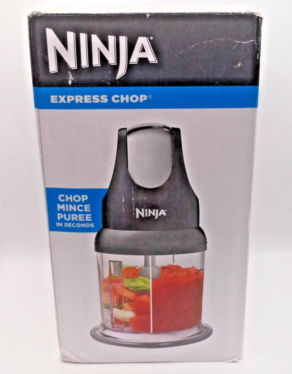 Ninja Food Chopper Express Chop, 16-Ounce Bowl for Mincing NJ100GR Open Box