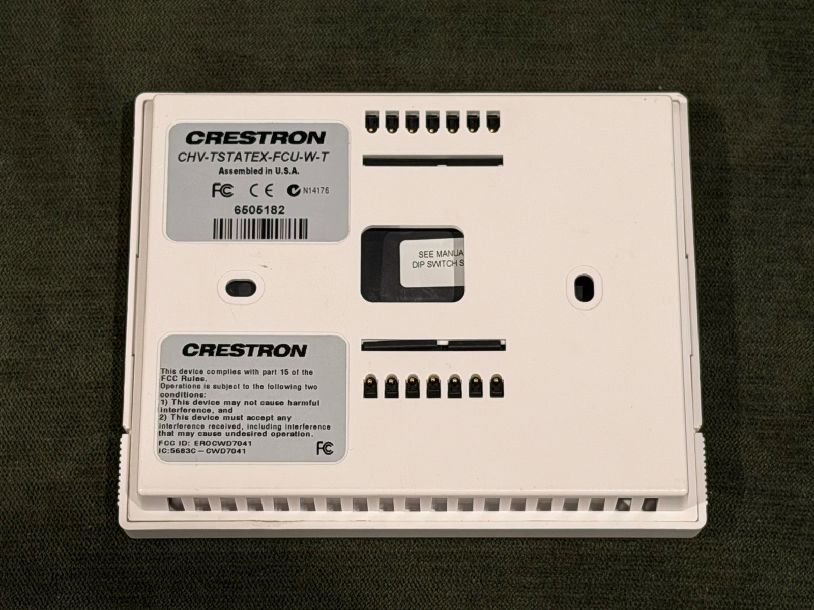 Crestron CHV-TSTATEX-FCU-W-T Thermostat