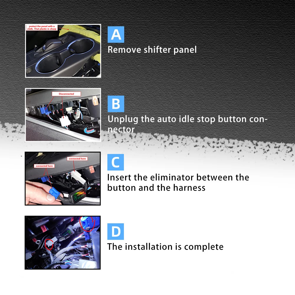 Auto Disable Start Stop Eliminator Adaptor For Tundra/Highlander/Tacoma/4Runner