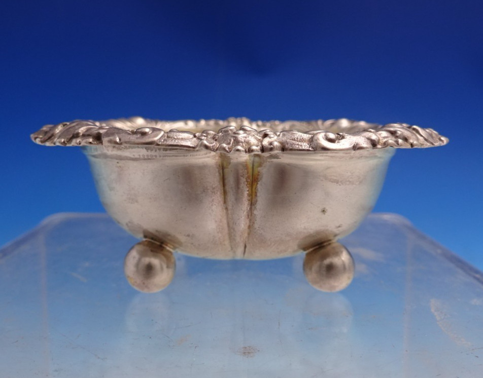 Tiffany and Co Sterling Silver Salt Dip GW #11284/3658 1" x 2 3/8" (#3710)