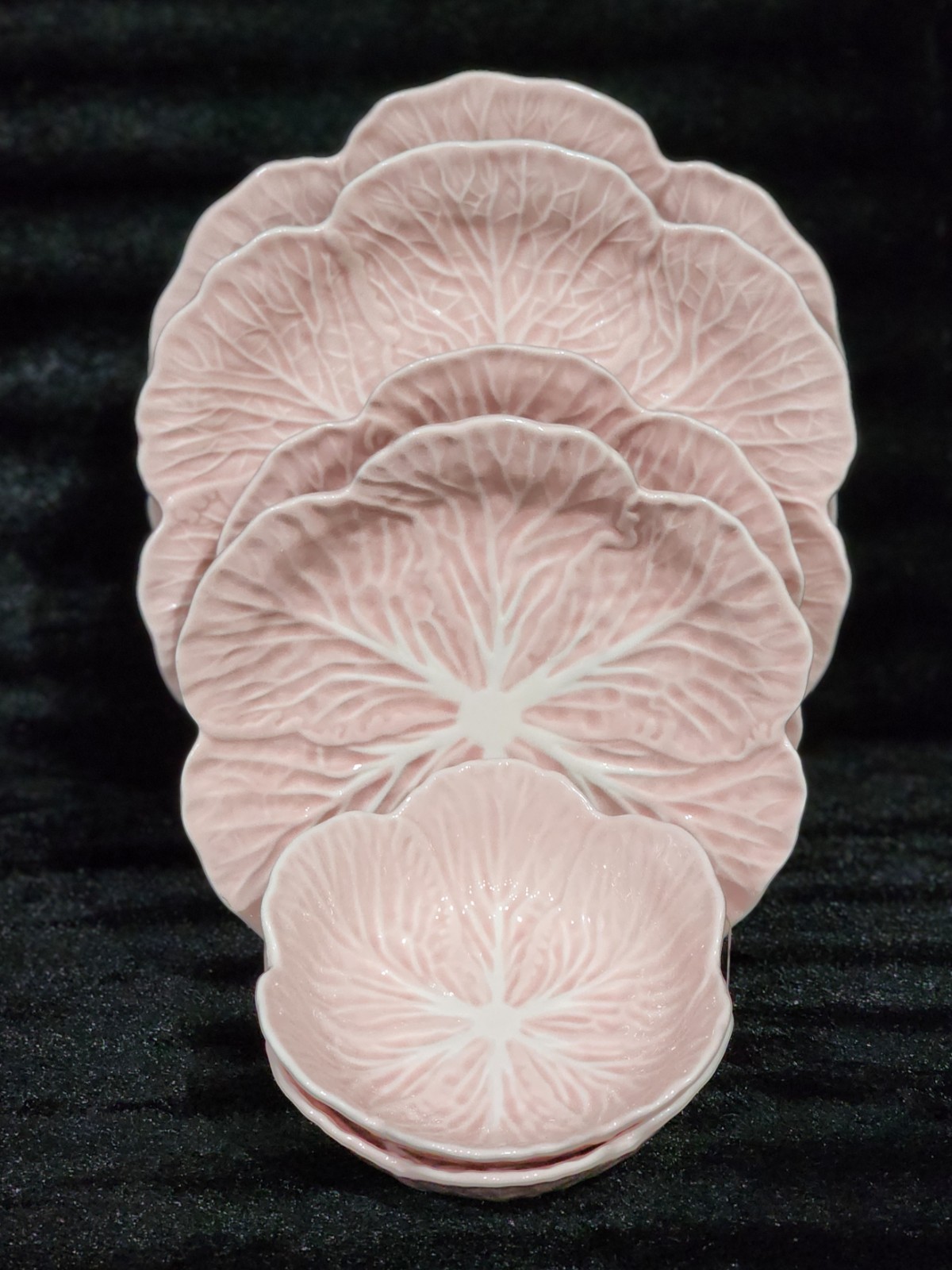 2 Pink Cabbage Cereal Bowls Ceramic 6" Easter 9oz Pinheiro Style Hobby Lob Viral