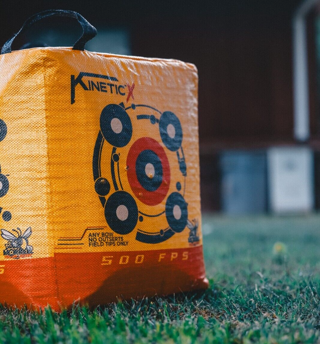 Morrell Yellow Jacket Kinetic X Archery Target | For Crossbows 4 sides 500 FPS