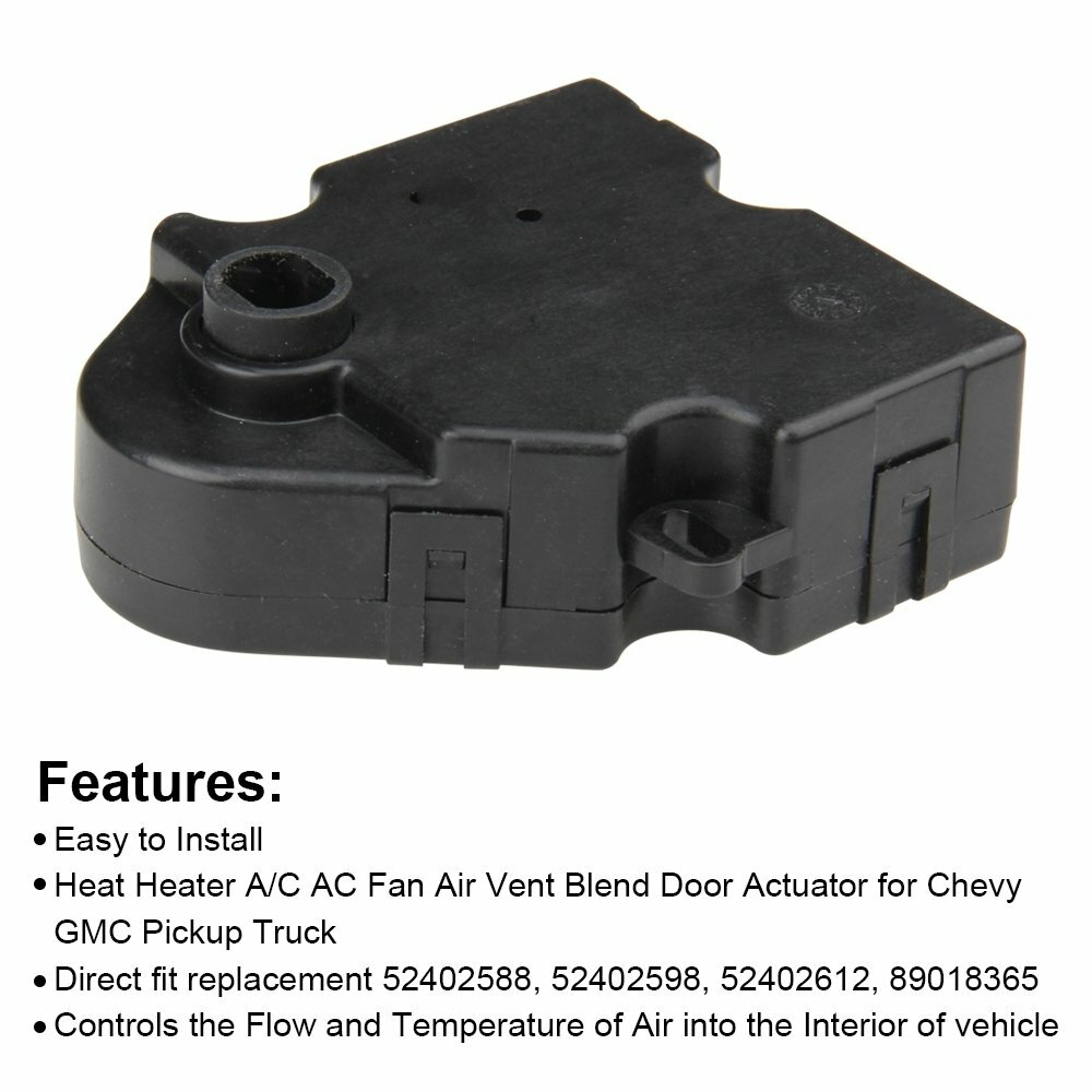 HVAC Air Door Actuator AC Blend Control Motor For 1994-2012 Chevy GMC Silverado
