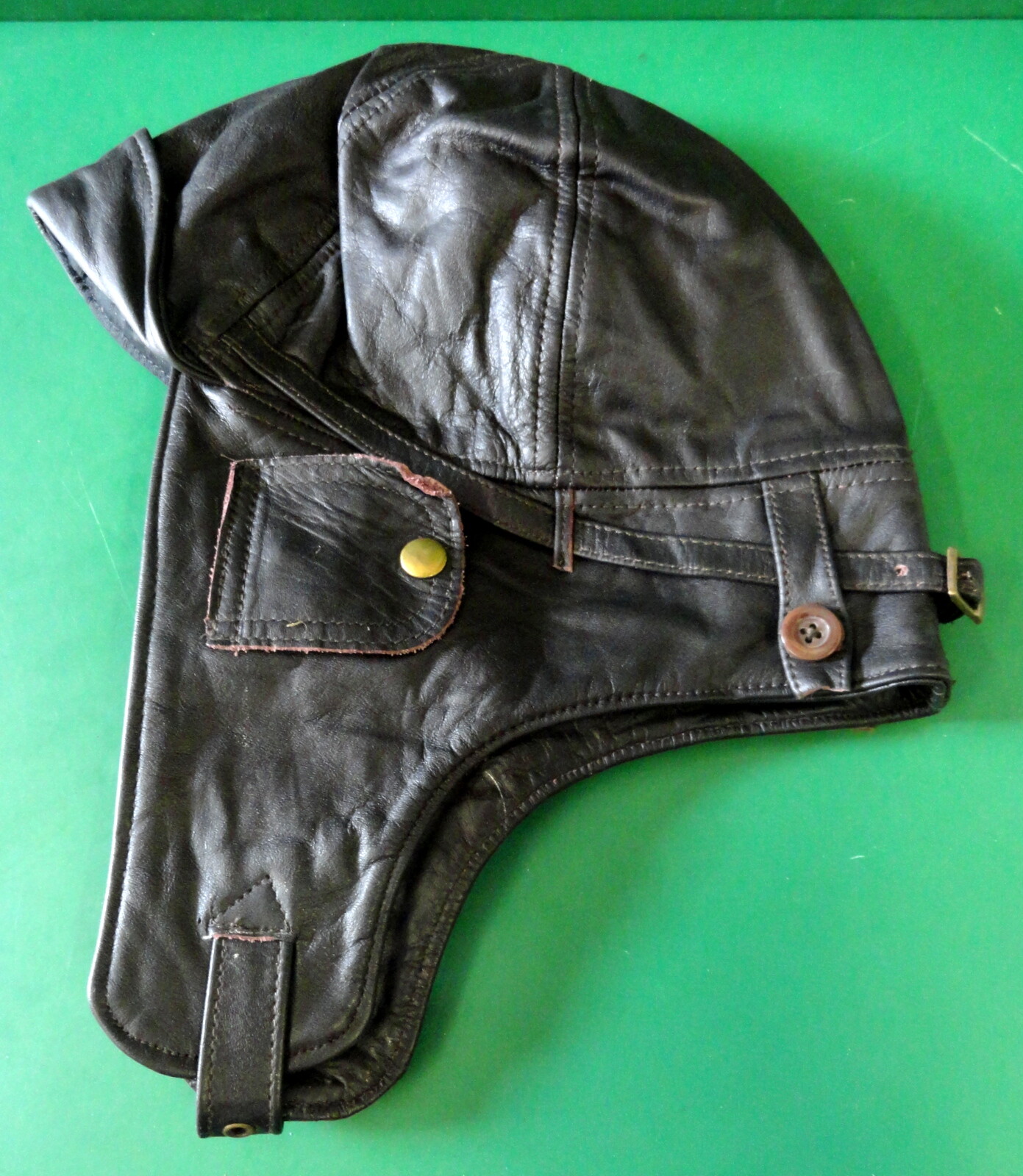 ROYAL FLYING CORPS LEATHER AVIATOR FLYING HELMET