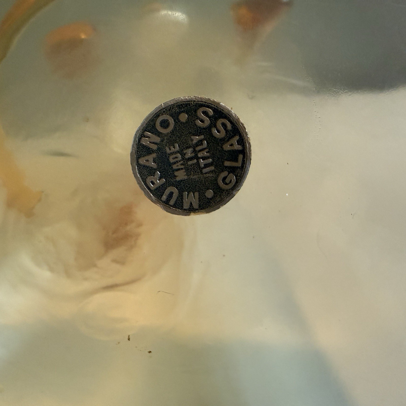 Fratelli Toso Murano Art Glass Clown Face Decanter With Stopper