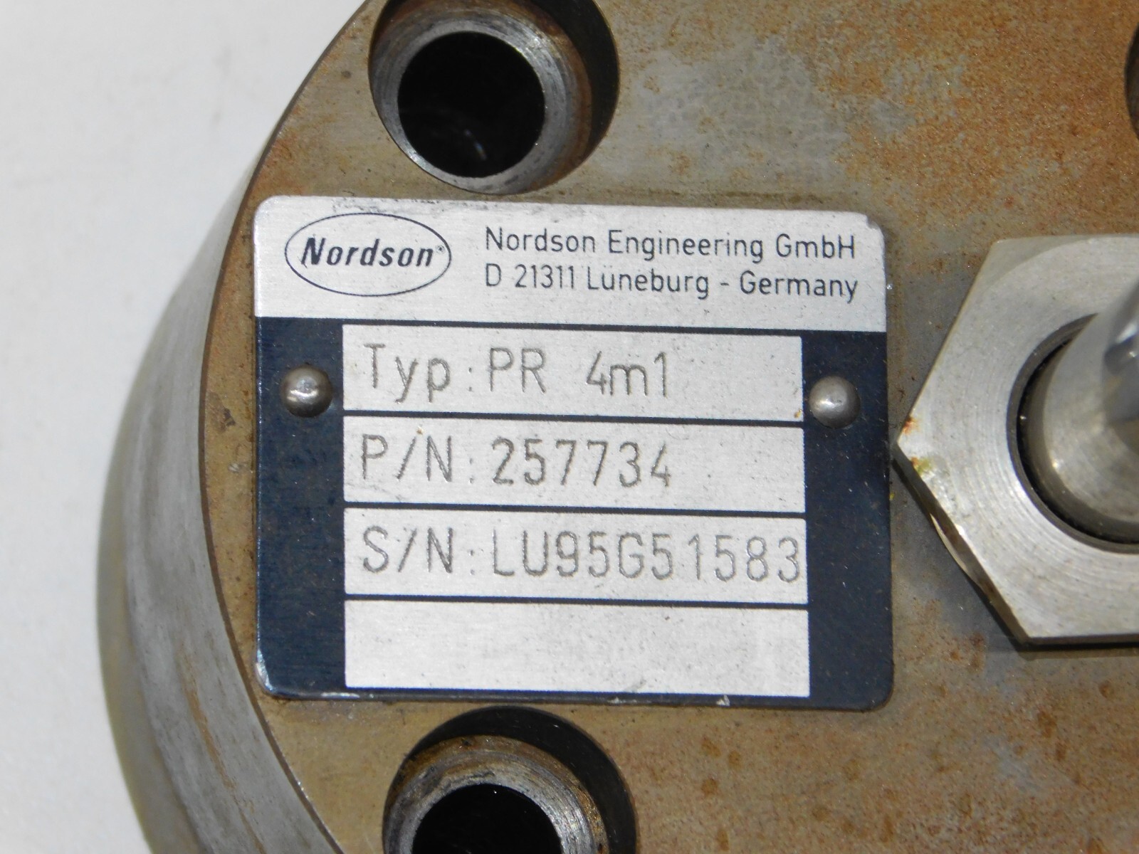 Nordson Engineering PR-4M1 257734 Gear Pump Unit Part Made in Germany