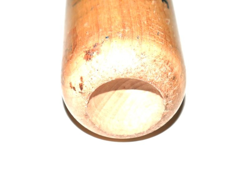 LUKE WADDELL GWINNETT STRIPERS GAME USED LOUISVILLE SLUGGER C271S BAT BRAVES