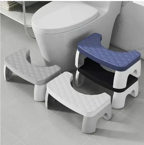 Non-slip Toilet Step Stool Squatty-Potty Bathroom Squat Chairs Furniture