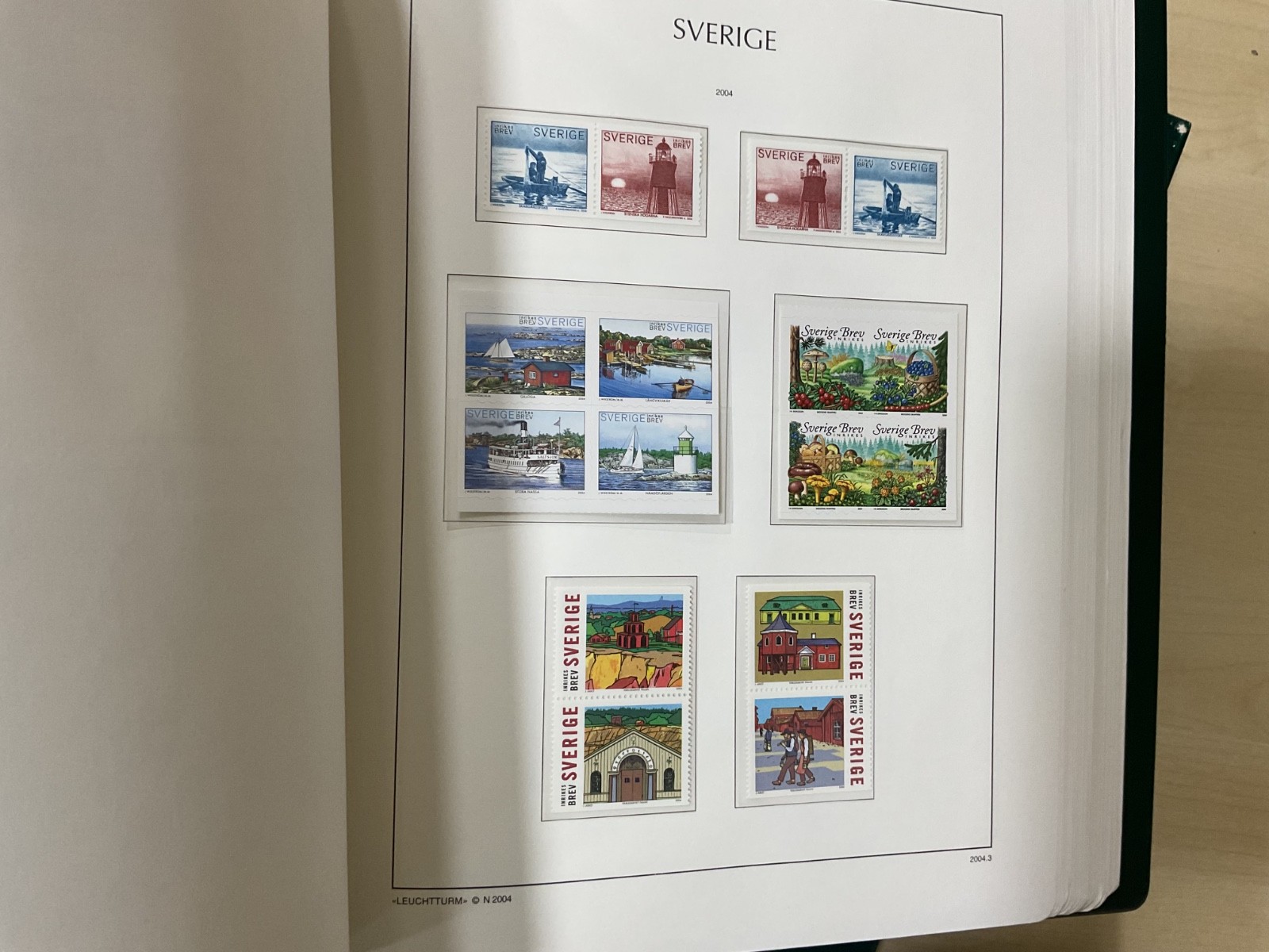 Sweden stamps. 2002 - 2008. MNH. Kabe album. G/206*