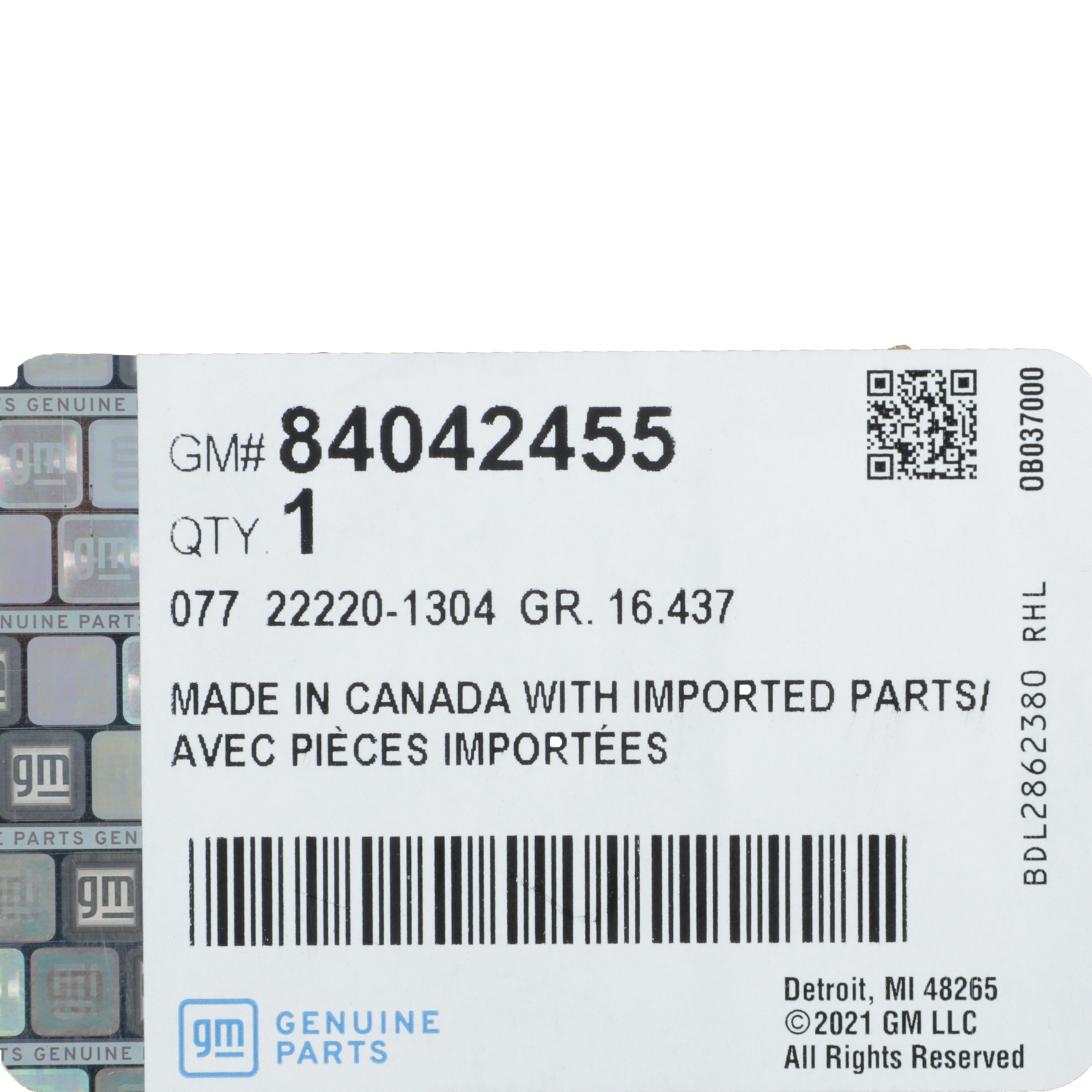OEM NEW Genuine GM Front Side Door Check Link 85626939