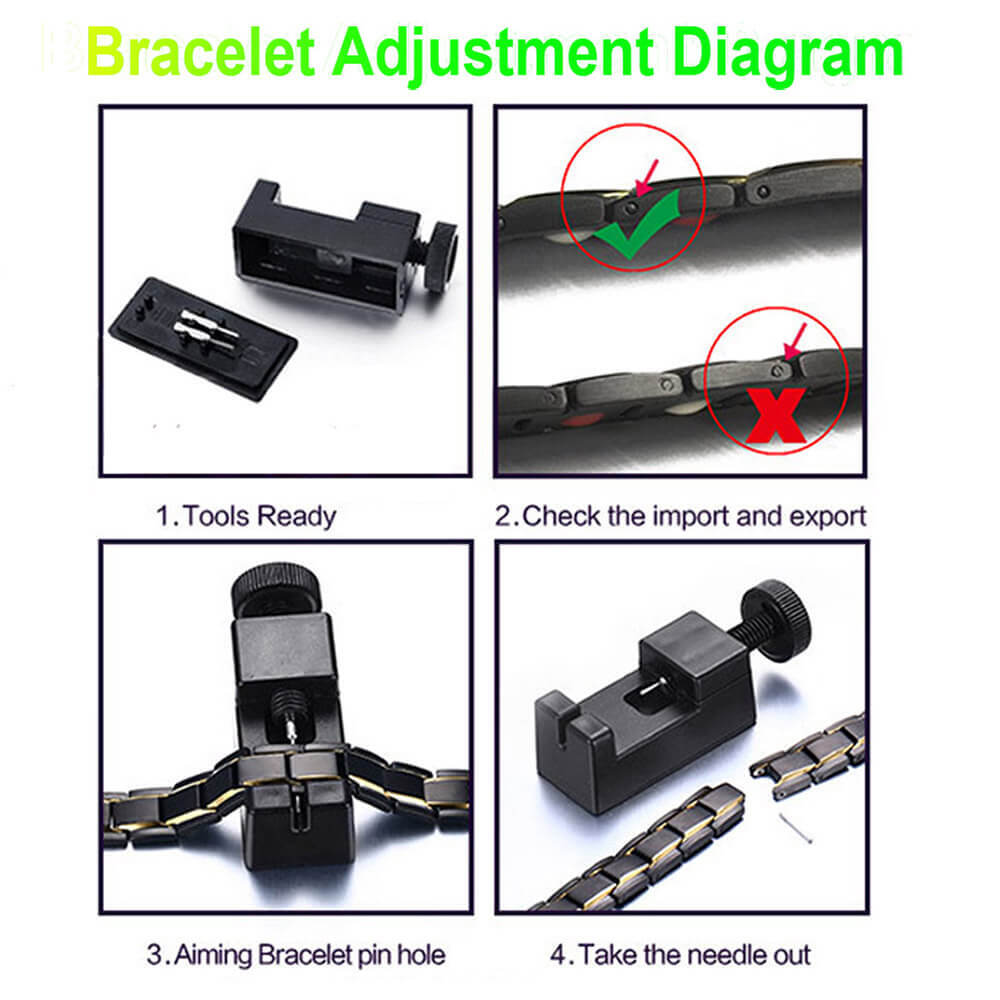 Giant Gorgeous Magnetic Bracelet 4 Elements Arthritis Pain Relief Balance Energy