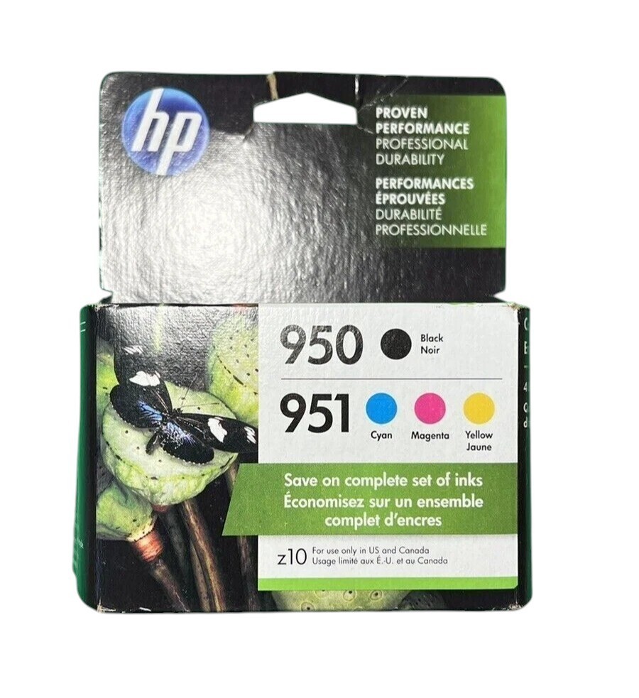 Genuine 950 951 Set Ink Cartridges HP OfficeJetPro 8610 8620 8100 8630 -4pk