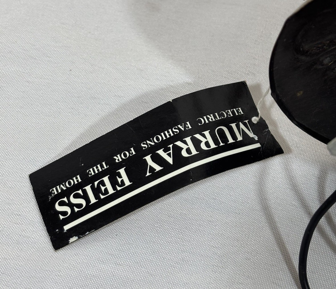 Vintage NOS Murray Feiss Brass Double Wall Sconce 12.5"W 2 Arm