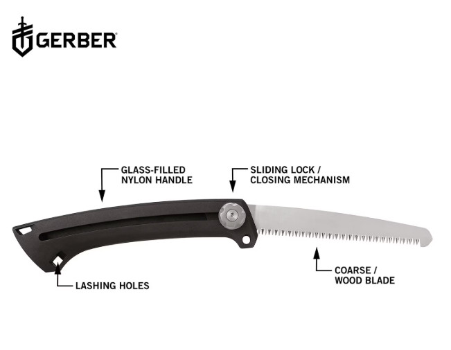 GERBER 3-IN-1 HATCHET KNIFE & SAW KIT CAMPING TOOL WITH SHEATH BRAND NEW!