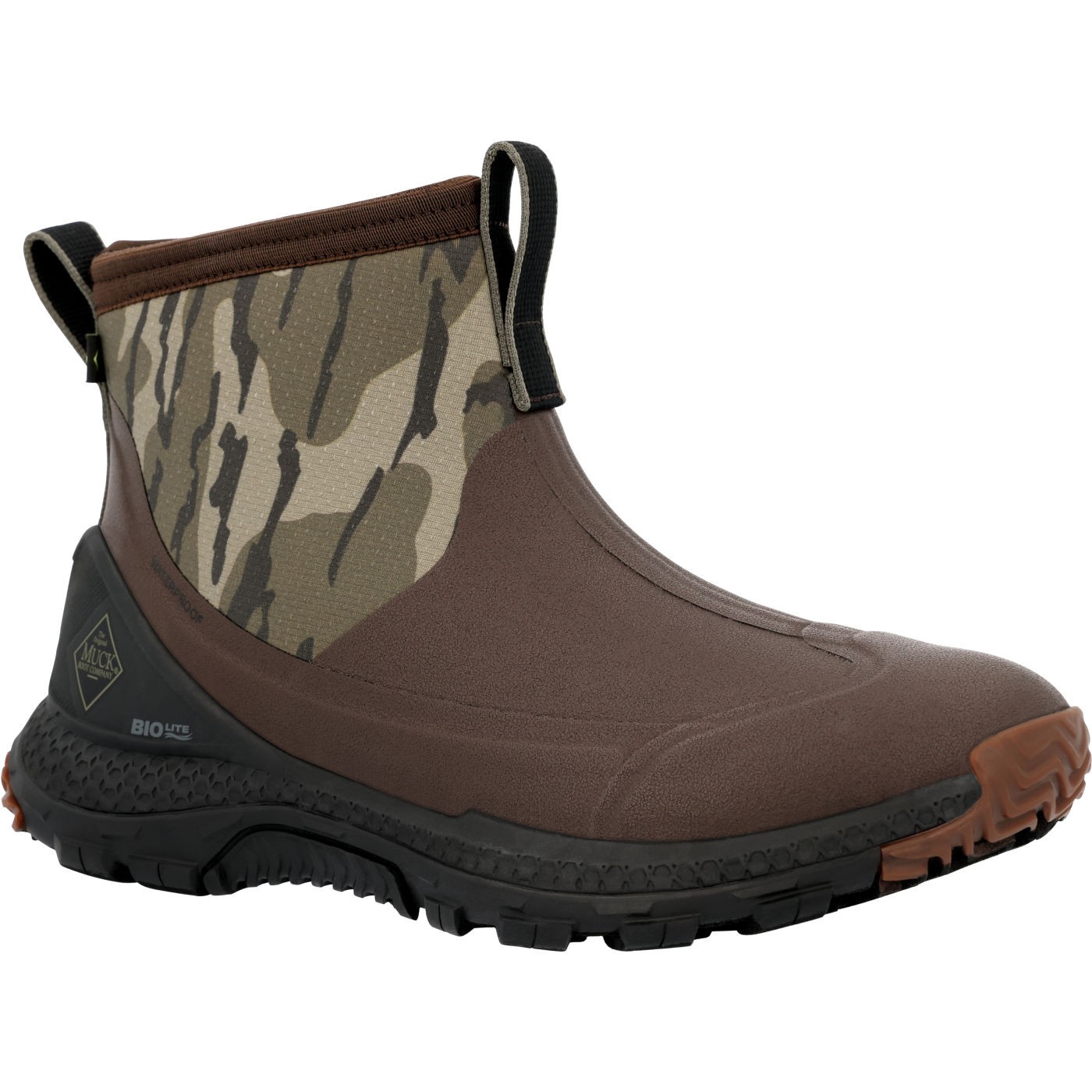 Muck Boots Outscape Max Waterproof Boots - Mossy Oak Bottomland Pattern MTSWMOB2