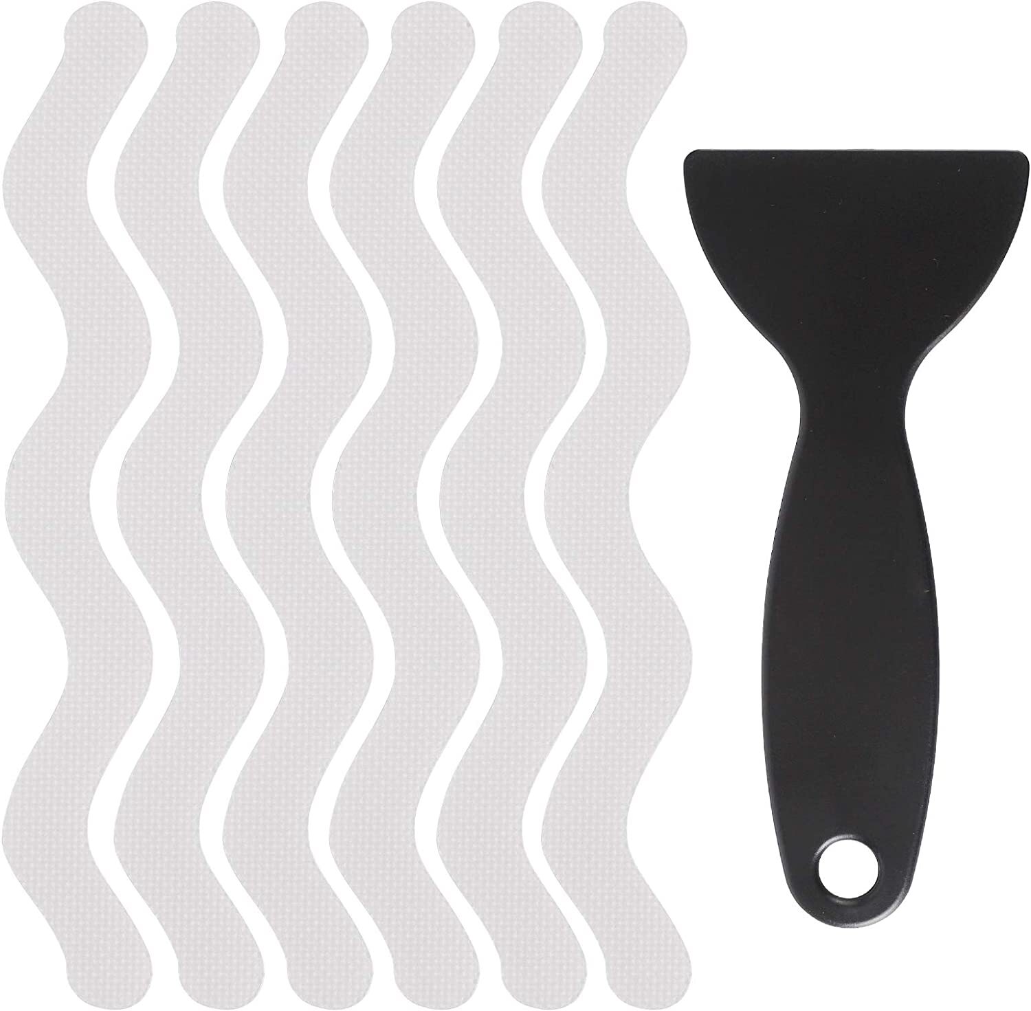 24PCs Bath Tub Shower Stickers Anti Slip Grip Strips Non-Slip Stickers