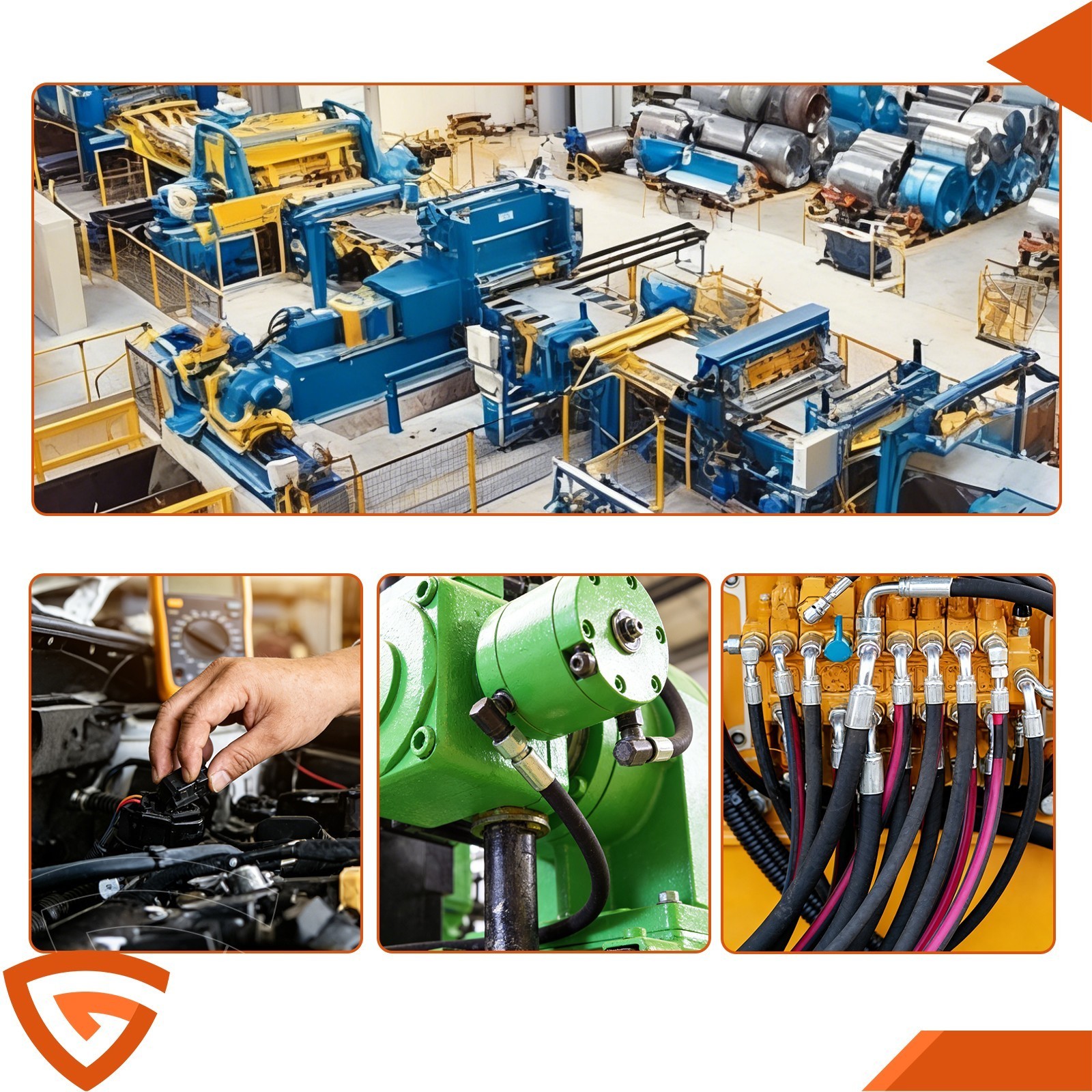 5600KN Hydraulic Hose Crimper Pipe Clamping Machine w/8 Sets Dies 10mm-30mm