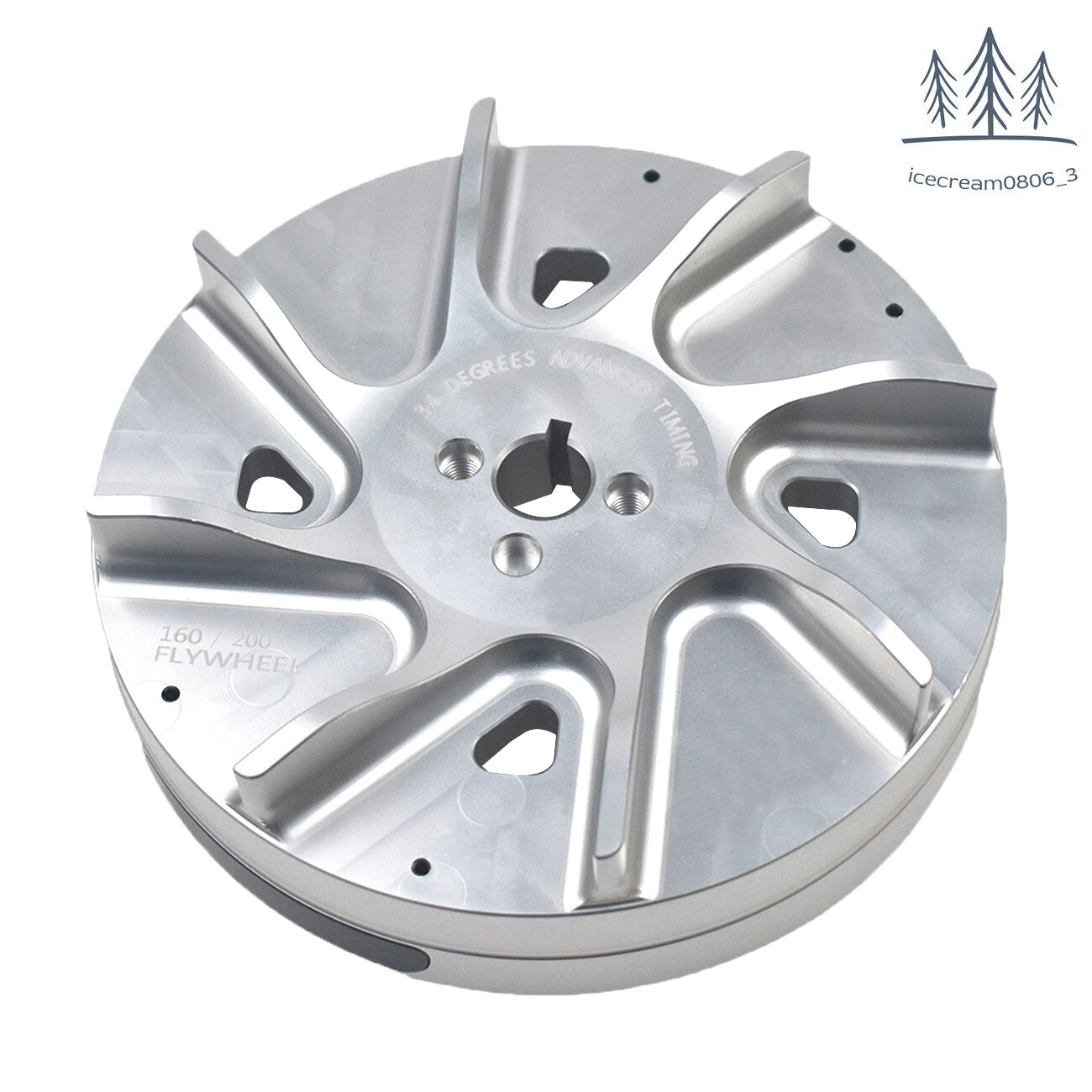 Slipstream Billet Flywheel 3.3 lb For 212cc GX200 Advance timing 34 Degree