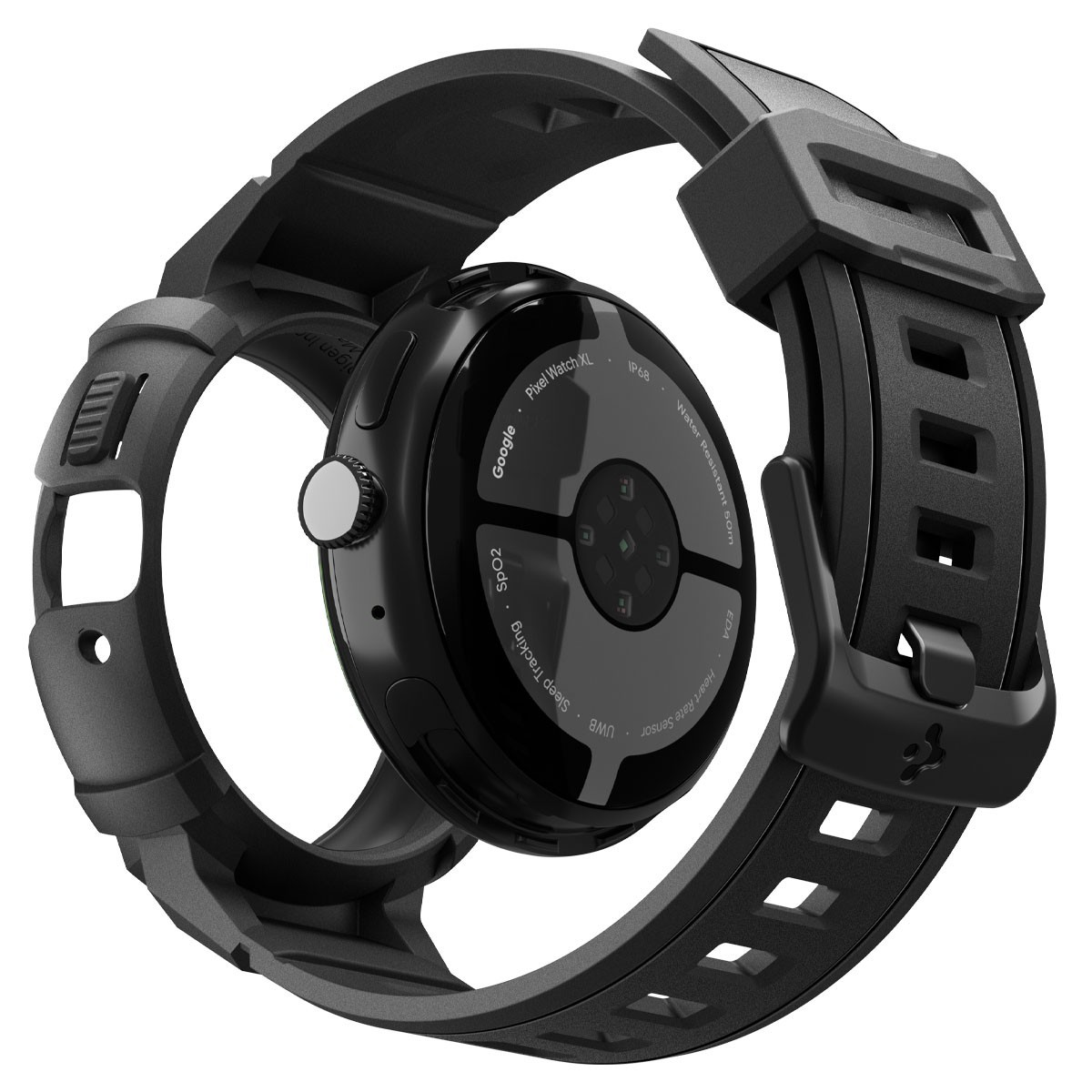 For Pixel Watch 4 (45mm) | Spigen Rugged Armor Pro
