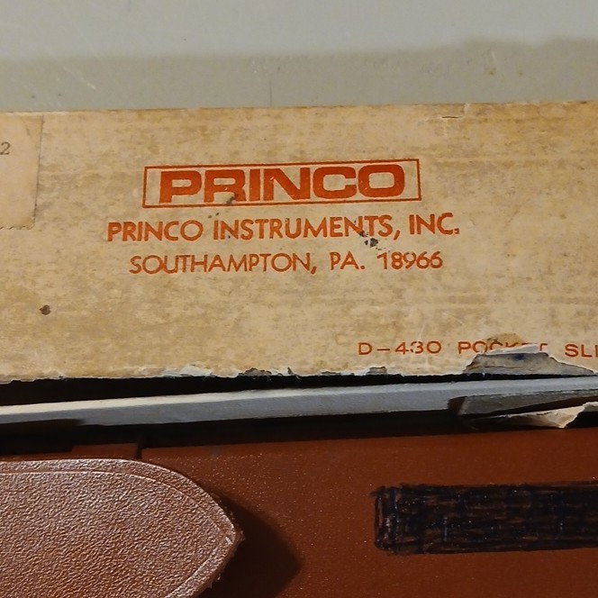 Princo D-430 Pocket Sling Psychrometer Analog 30-120°F with Case