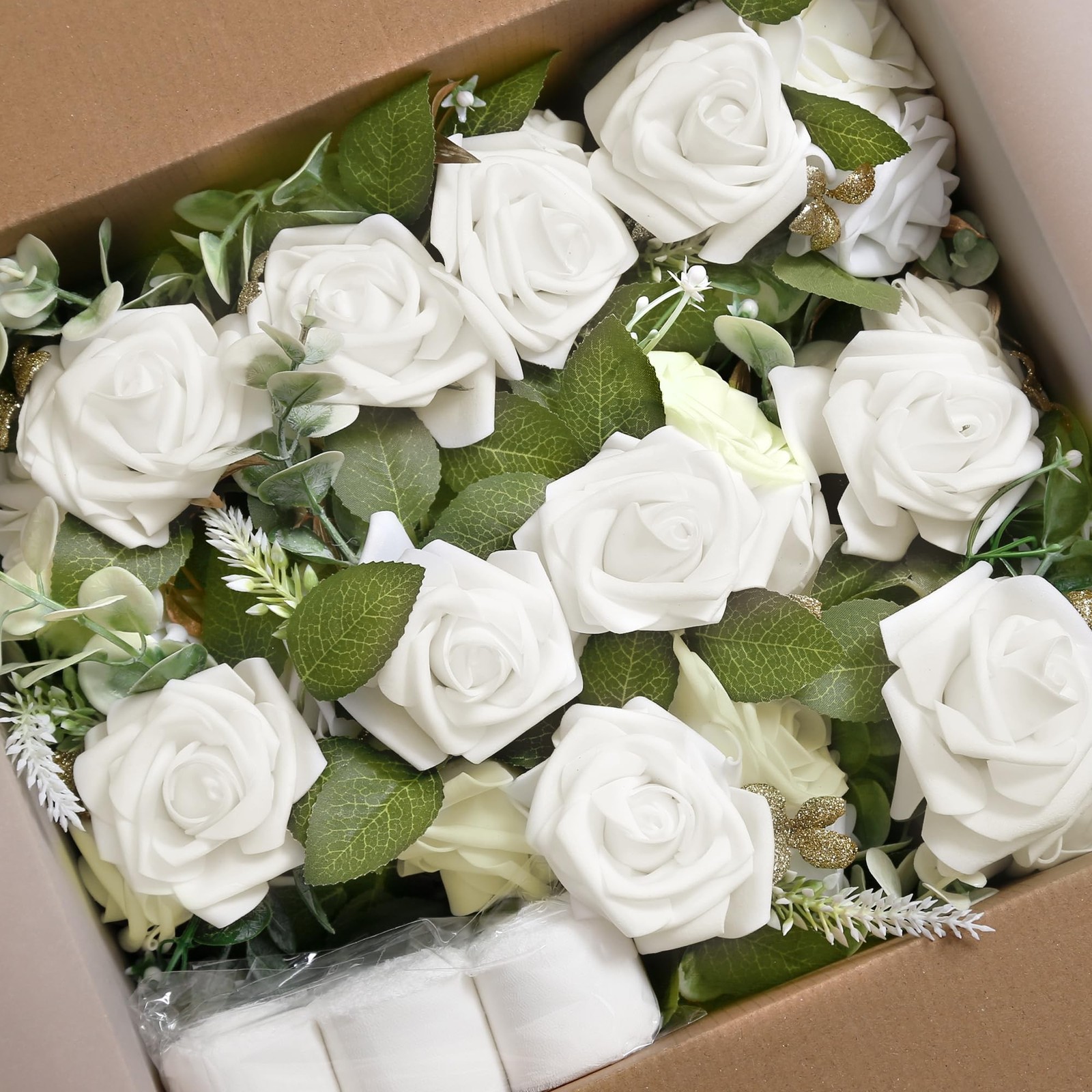 Wedding Aisle Decorations for Wedding Ceremony Set of 10 Pew Flowers for Chur...