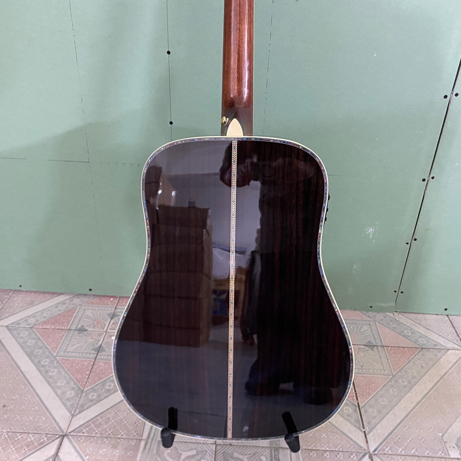 D45 41 inches solid spruce Acoustic guitar with EQ rosewood fingerboard