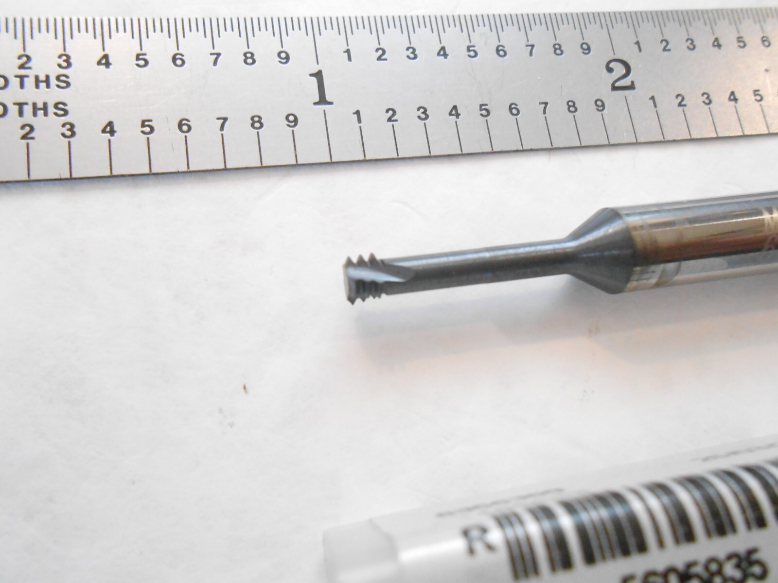 NEW ISCAR MTECS 0250C59 32UN IC908 SOLID CARBIDE #10-32 3FL. HELICAL THREAD MILL